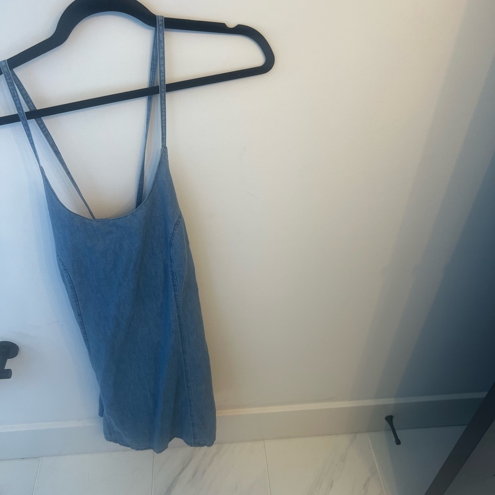 ASOS mini denim dress